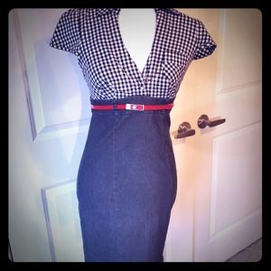 Guess Jeans original pin-up dress